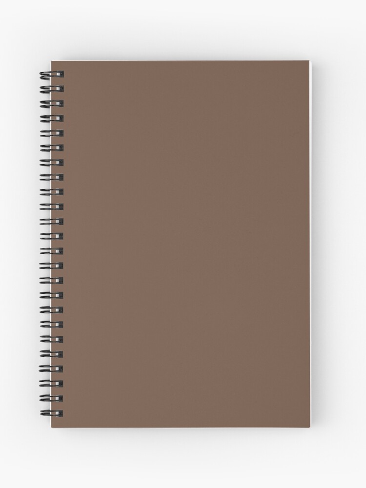 Emperador 18 1028 Tcx Pantone Color Trends New York Spring Summer 18 Solid Color Fashion Colors Spiral Notebook By Eclecticatheart Redbubble