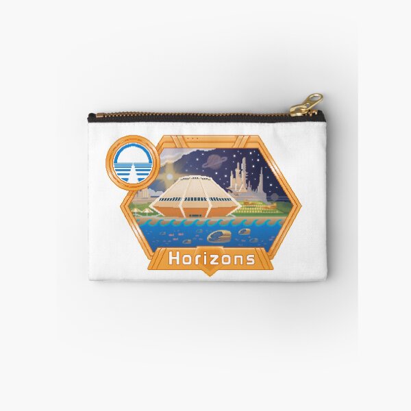 Item preview, Horizons EPCOT Pavilion Pixel Art Featuring Sea Base Alpha, Mesa Verde, Brava Centauri, and the Prologue and the Promise by Robert McCall designed and sold by retrocot.
