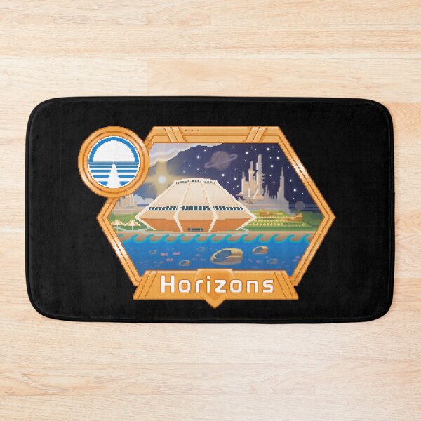 Item preview, Horizons EPCOT Pavilion Pixel Art Featuring Sea Base Alpha, Mesa Verde, Brava Centauri, and the Prologue and the Promise by Robert McCall designed and sold by retrocot.