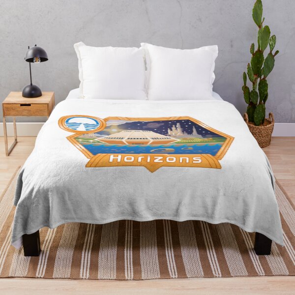 Item preview, Horizons EPCOT Pavilion Pixel Art Featuring Sea Base Alpha, Mesa Verde, Brava Centauri, and the Prologue and the Promise by Robert McCall designed and sold by retrocot.
