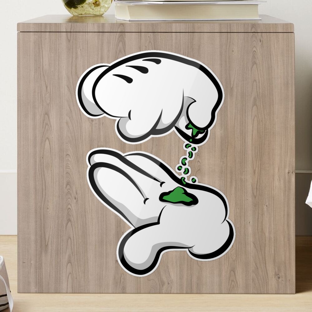 Mickey Mouse Weed Sticker