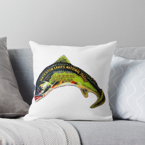 Item preview, Waterton Lakes National Park Alberta Vintage Travel Decal designed and sold by hilda74.