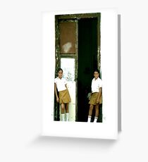 The Classroom Door Greeting Card