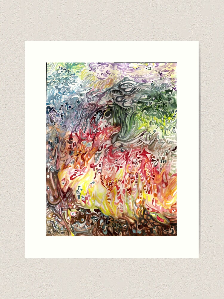Alternate view of Fire Within Art Print