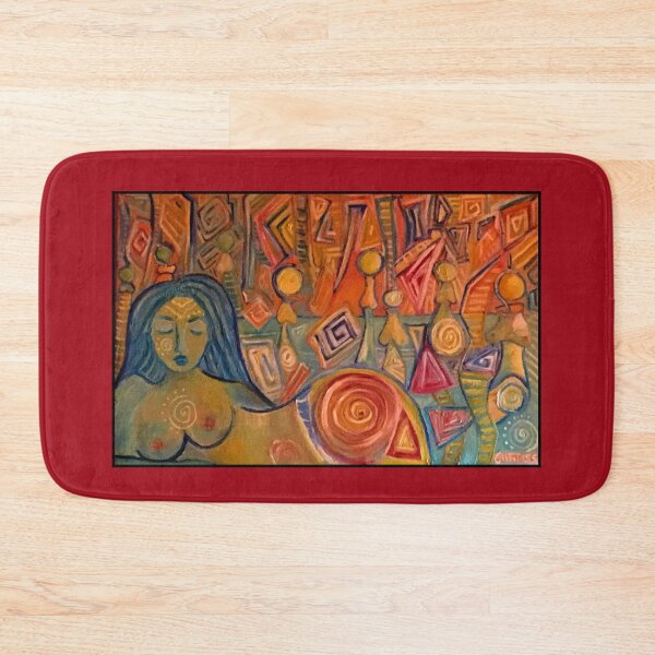 Item preview, Meditation in Red and Orange designed and sold by Sarah Curtiss.