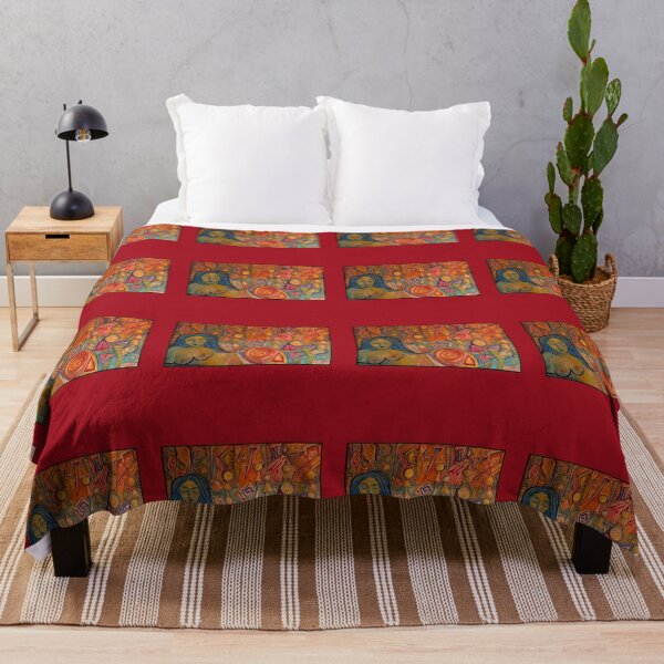 Item preview, Meditation in Red and Orange designed and sold by Sarah Curtiss.