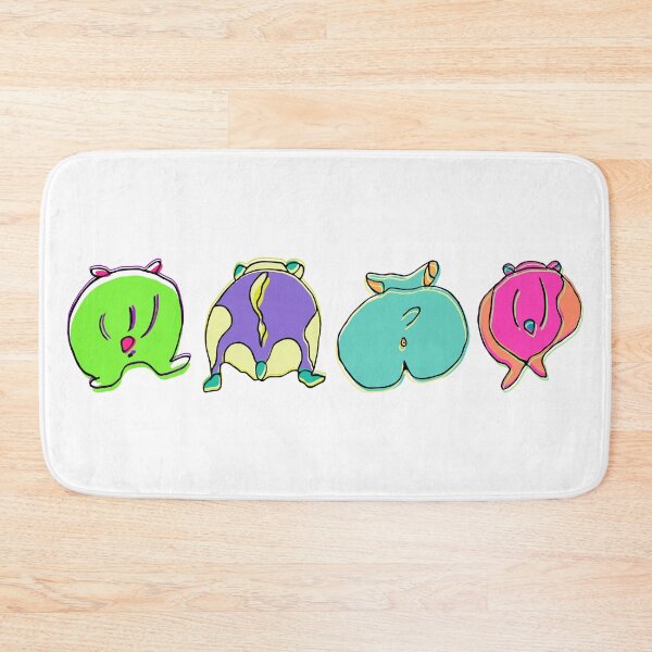 Item preview, Colorful Hamster Butts designed and sold by ajoymoon.