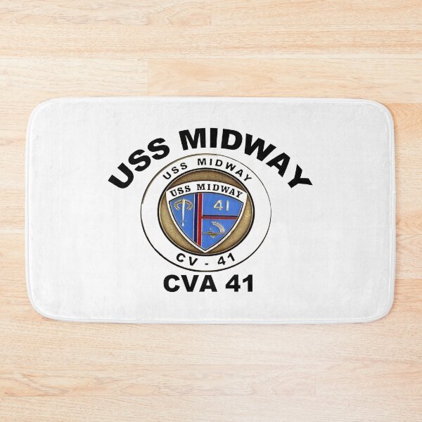 Artikelvorschau, USS Midway (CVB / CVA / CV-41) Wappen entworfen und verkauft von Nikki SpaceStuffPlus.