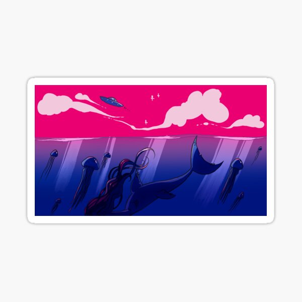 B Flag Sticker Sticker