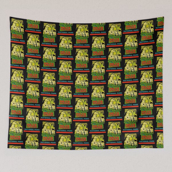 Item preview, Calcomanía de viaje vintage del Parque Nacional Mesa Verde designed and sold by hilda74.