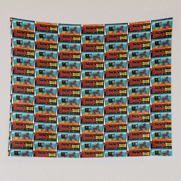 Item preview, Amish Country Vintage Travel Decal designed and sold by hilda74.