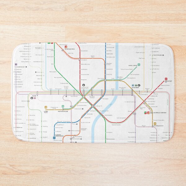 Item preview, Munich Metro Map designed and sold by Jug Cerovic.