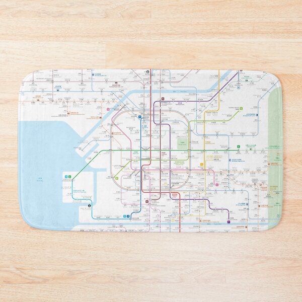 Item preview, Osaka metro map  designed and sold by Jug Cerovic.