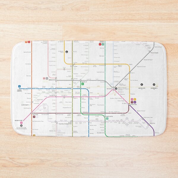Item preview, Mexico metro map designed and sold by Jug Cerovic.