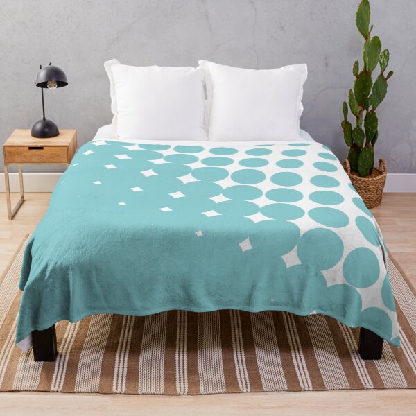 Item preview, Light Blue Halftone Pattern designed and sold by Poetic Patterns Studio.