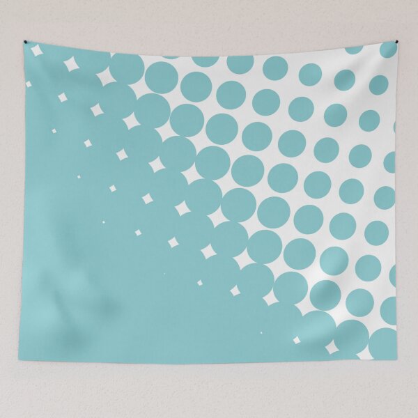Item preview, Light Blue Halftone Pattern designed and sold by Poetic Patterns Studio.