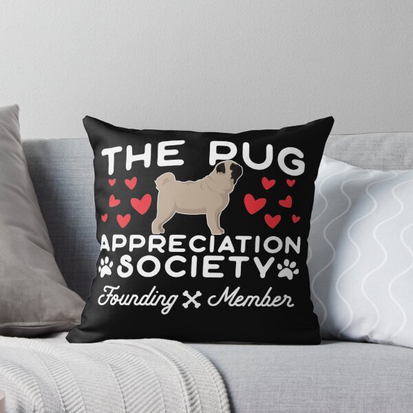 Artikelvorschau, Gründungsmitglied der Pug Appreciation Society entworfen und verkauft von Seeding Serendipity.