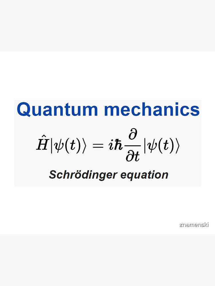 Schrödinger equation #Schrödinger #equation #Schrödingerequation by znamenski
