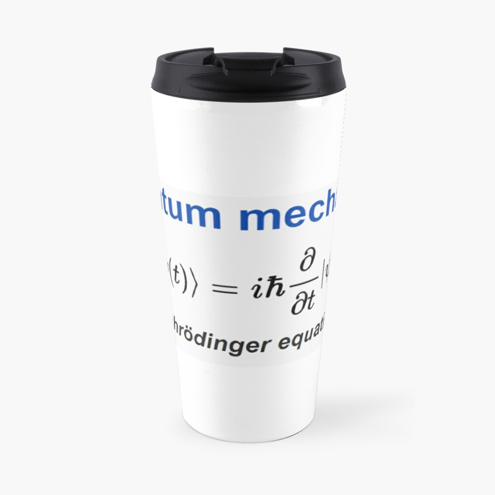 Schrödinger equation #Schrödinger #equation #Schrödingerequation Travel Coffee Mug