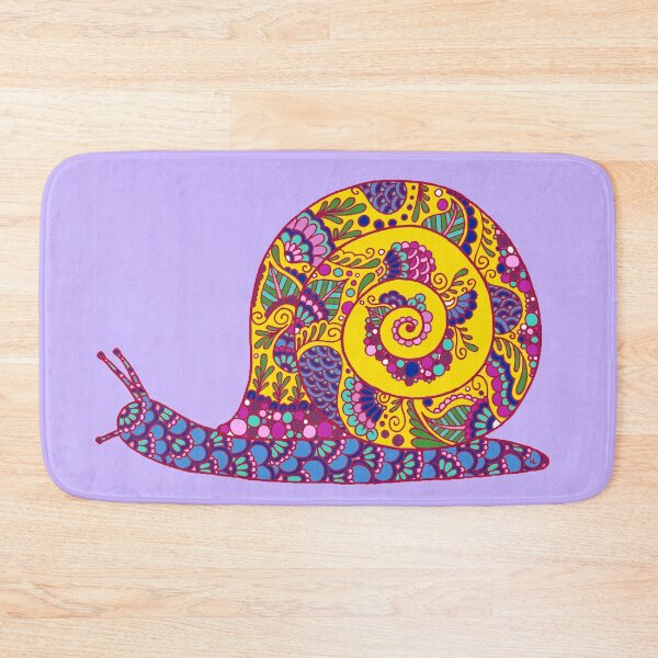 Item preview, Colorful Snail || Nature || Garden || Henna  designed and sold by Hilary Leslie.