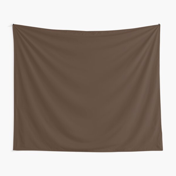 Chocolate Brown | Dark Brown | Solid Color | Tapestry