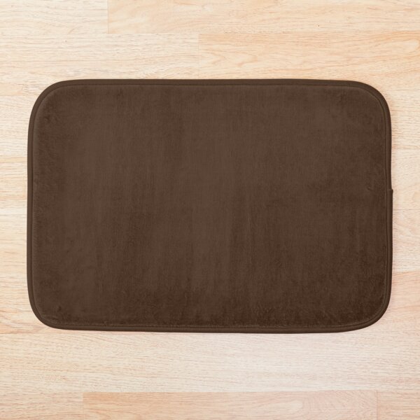 Chocolate Brown | Solid Color | Bath Mat