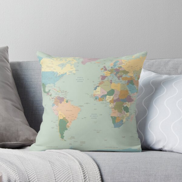 Item preview, World Map designed and sold by erreeme.