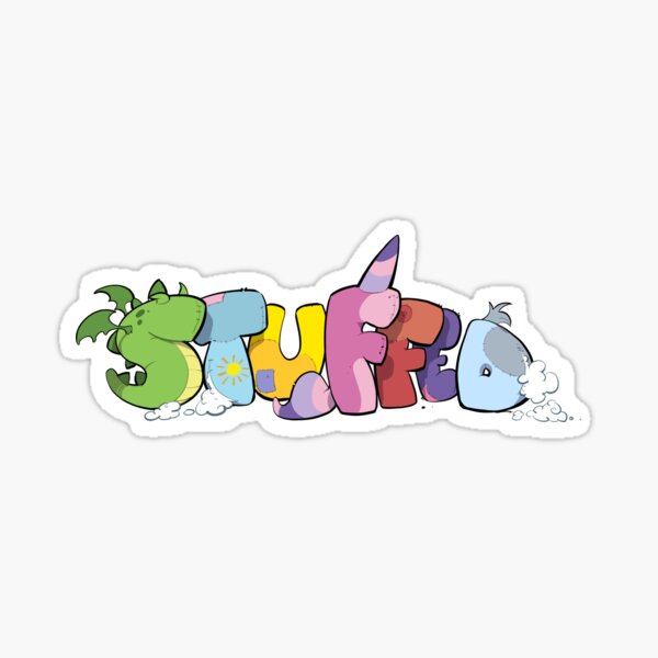 Stuffed Logo Sticker