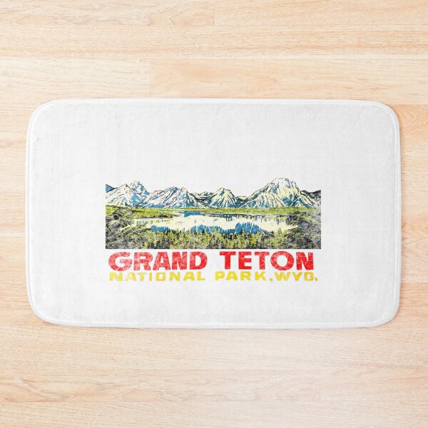 Item preview, Grand Teton National Park Vintage Travel Decal 2 designed and sold by hilda74.