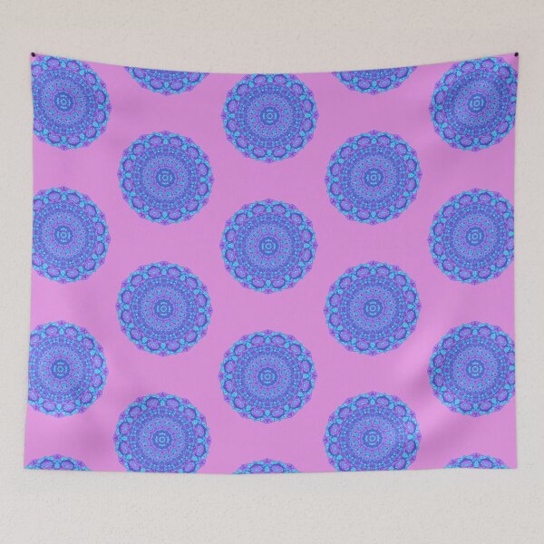 Item preview, Blue Sunset Mandala Zentangle designed and sold by XanderWitch Creative.