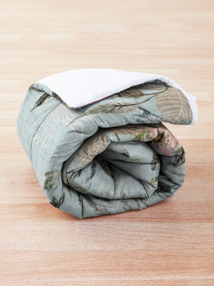 Alternate view of La Boheme Sky Blue Floral Comforter