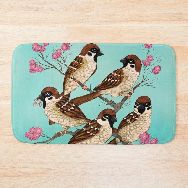Item preview, Gorriones Sakura designed and sold by Marta Tesoro.