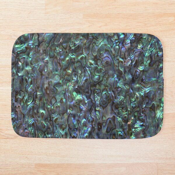 Abalone Shell | Paua Shell | Seashell Patterns | Sea Shells | Natural | Bath Mat
