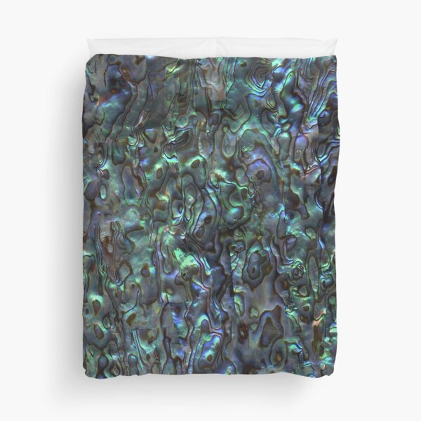 Abalone Shell | Paua Shell | Seashell Patterns | Sea Shells | Natural | Duvet Cover