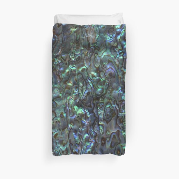 Abalone Shell | Paua Shell | Seashell Patterns | Sea Shells | Natural | Duvet Cover