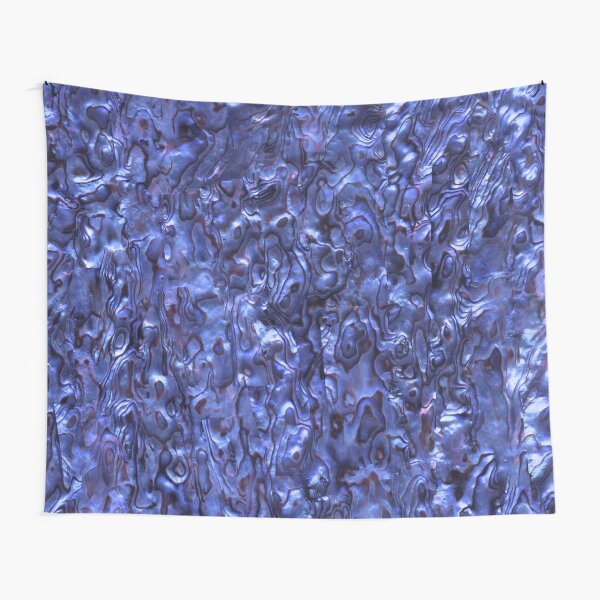 Abalone Shell | Paua Shell | Seashell Patterns | Sea Shells | Deep Blue Tint | Tapestry