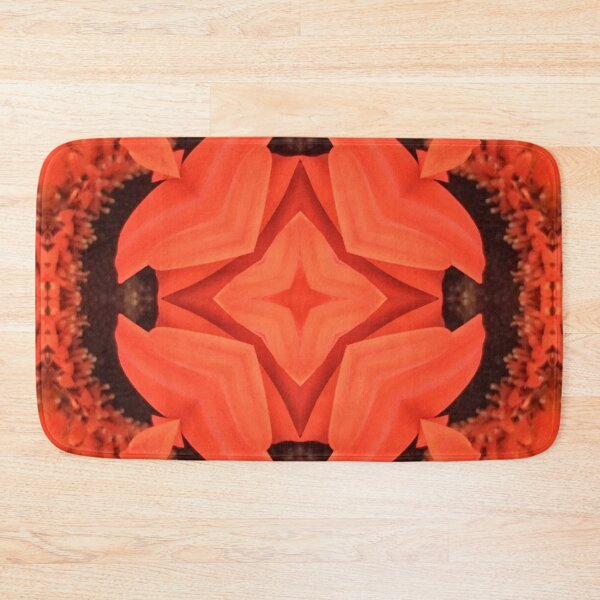 Artikelvorschau, Gerbera Tangerine Orange Muster entworfen und verkauft von lyndseyart.
