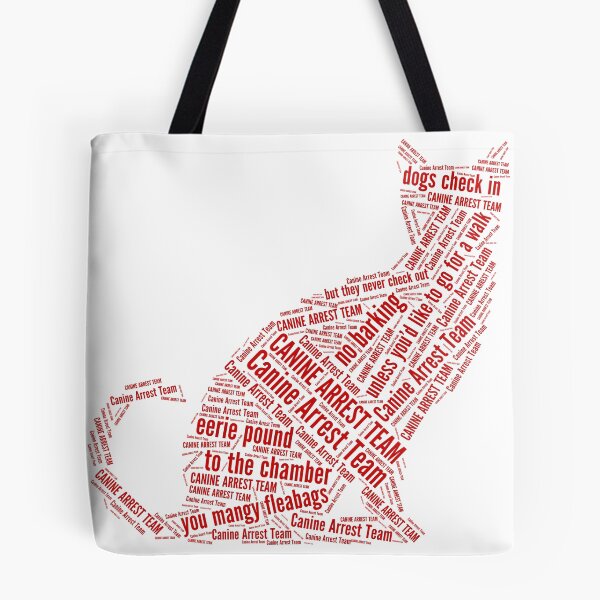 Item preview, eerie indiana canine arrest team red text designed and sold by froodle.