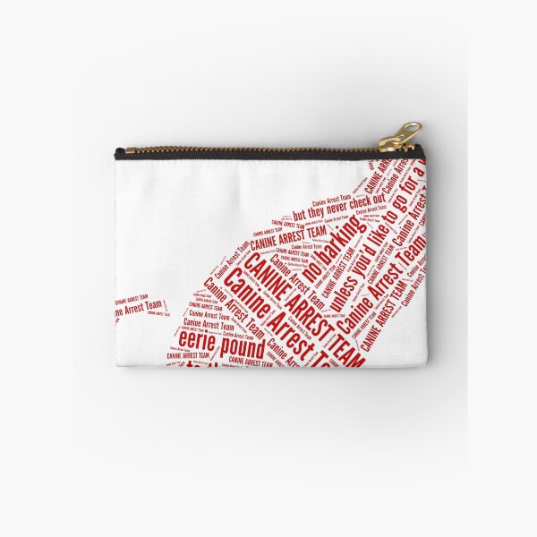 Item preview, eerie indiana canine arrest team red text designed and sold by froodle.