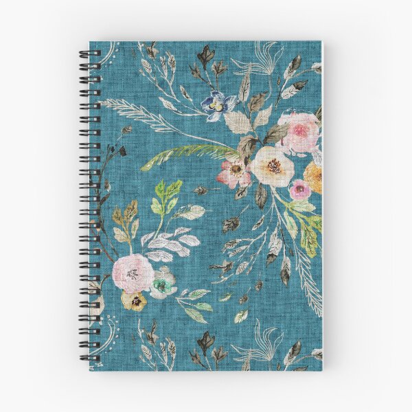 Item preview, La Boheme Teal Floral  designed and sold by Esther  Fallon Lau.