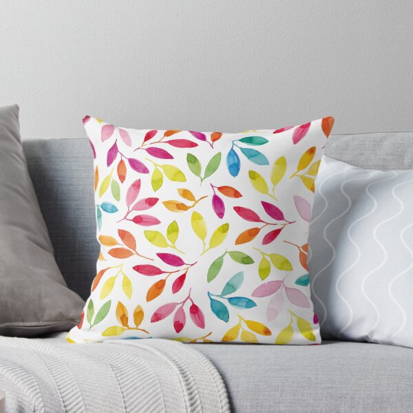 Item preview, Bright Watercolor Summer Flower Patter designed and sold by TangoCharlieNZ.