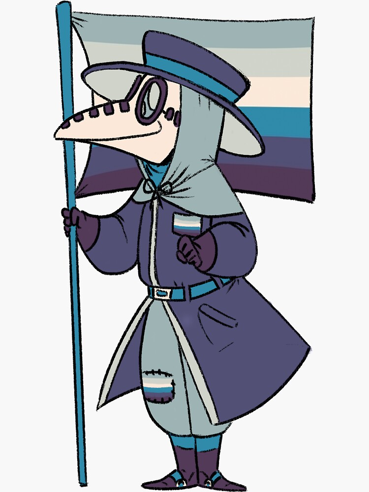 Sheher Gay Pride Plague Doctor Cold Flag Sticker For Sale By Soodie Redbubble 7800