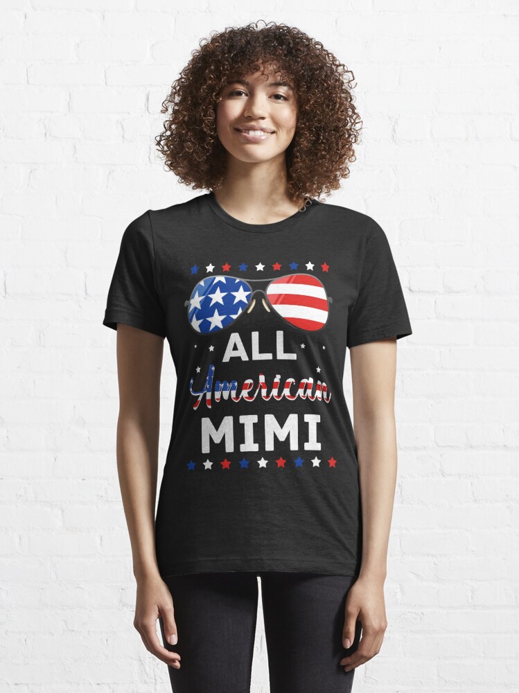 Mimi And Kids Firework America Flag T-Shirt, 4th July Flag Shirt