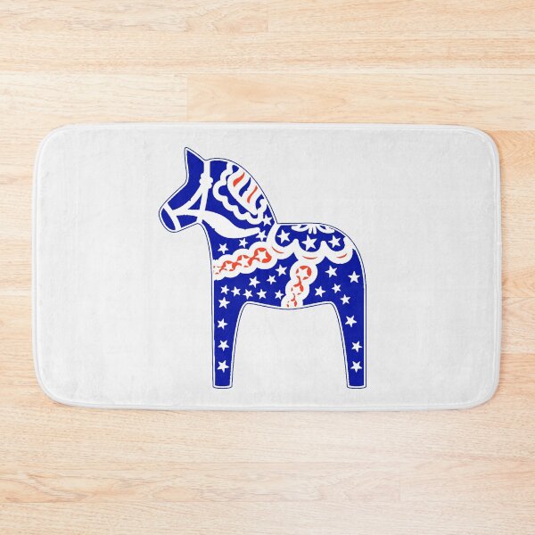 Item preview, Dala Horse Fun Swedish American Flag 4th Fourth of July designed and sold by funnytshirtemp.