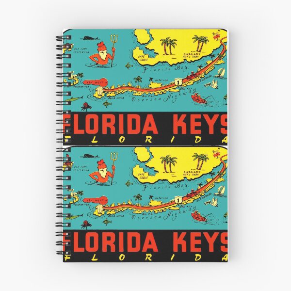 Item preview, Florida Keys Vintage Travel Decal designed and sold by hilda74.