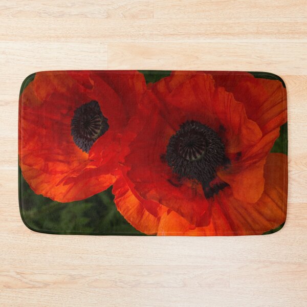 Item preview, Hot Red Poppy Duo - Horizontal designed and sold by Georgia Mizuleva.