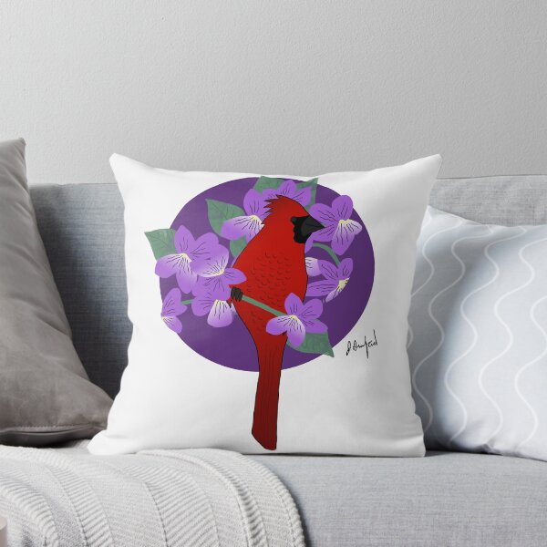 Item preview, Illinois Cardinal and Violets designed and sold by jswinford.