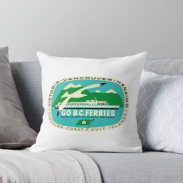Item preview, BC Ferries Victoria Vancouver Vintage Travel Decal designed and sold by hilda74.