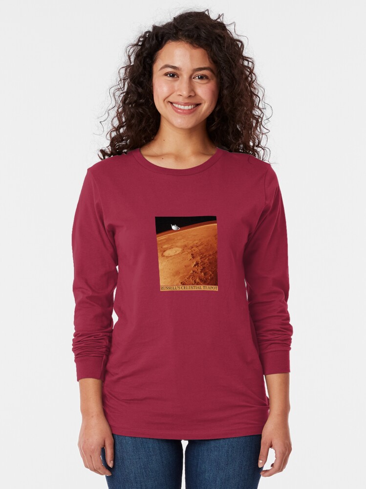bertrand russell teapot t shirt