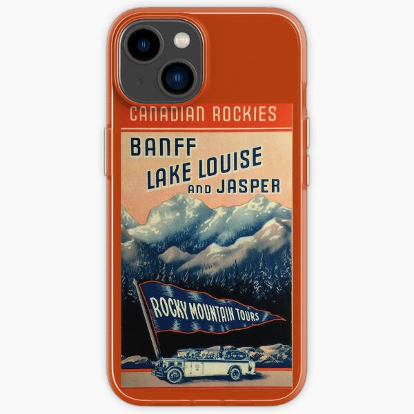  iPhone 14 Canadian Rockies Retro Vintage Hiking